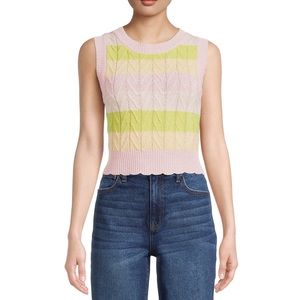 NEW Women’s Sleeveless Sweater Vest Size XS